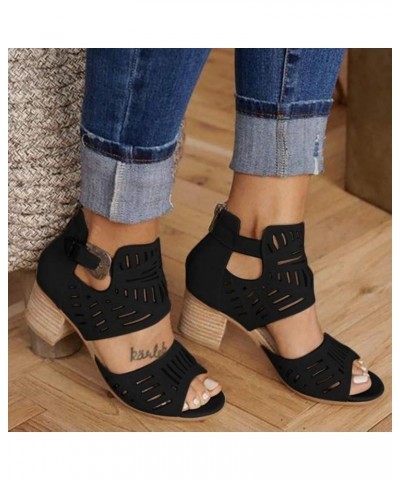 High Heels Dance Shoes For Women Low Heeled Sandals For Women Dressy Summer Flat Ballroom Dance Shoes Women Ballroom S Black ...