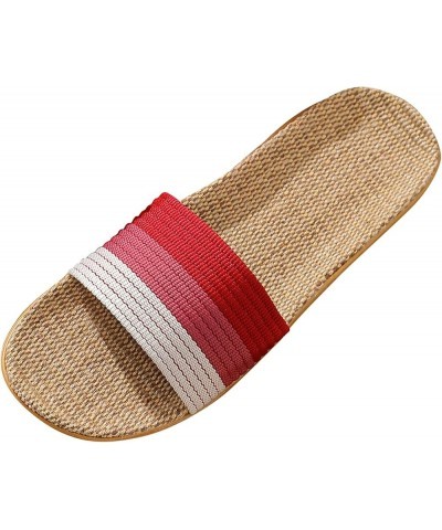 Wedge Flip Flop Sandals For Women Must Haves Flat Sandals For Womens Slides Size 13 Platform Women Sandals Women Heels 1-red ...