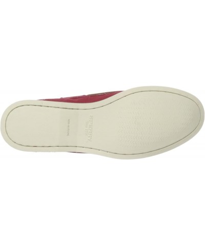 Women's Authentic Original Venice Boat Shoe Red Canvas $20.37 Loafers & Slip-Ons