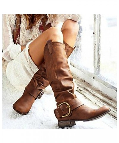 Womens Lace Up Ankle Boots Retro Chunky Platforms Goth Combat Booties Womens Hiking Boots Z 01-brown $27.87 Boots