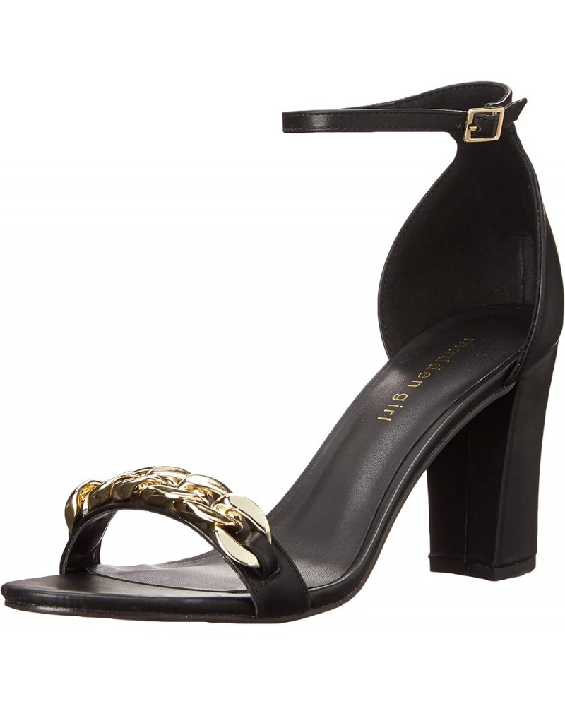 Women's Beella Heeled Sandal Black Paris $13.69 Sandals