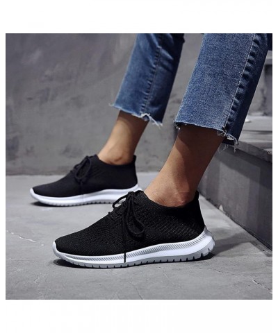 Women's Fashion Sport Breathable Mesh Platform Sneakers Slip On Tennis Shoes Women Size 11 Workout Shoes for Women Gym Arch S...