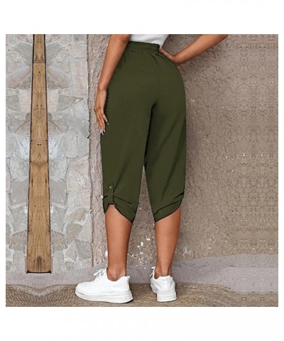 Dress Pants Stretchy Women New Casual Cropped Elastic Pants for Women Womens Work Clothes Business Casual Pants Ag➤➤ Pants fo...