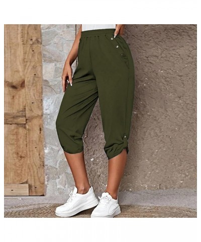 Dress Pants Stretchy Women New Casual Cropped Elastic Pants for Women Womens Work Clothes Business Casual Pants Ag➤➤ Pants fo...