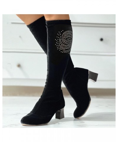 Waterproof Boots for Women Wedding Bride Dress Shoes Wide Calf Boots for Women Mid Calf Boots for Women Leather C-f $31.97 Ou...