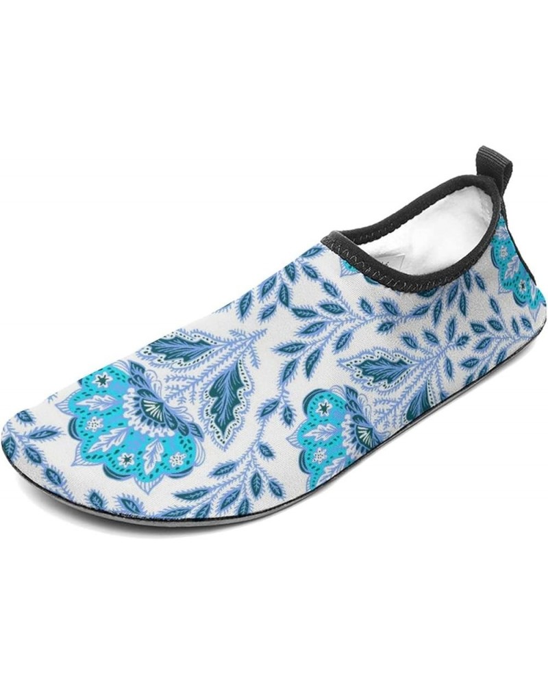 Fantasy Paisley Flowers Water Shoes Barefoot Aqua Pool Socks for Beach Swim Walking 3/4women $16.11 Outdoor Shoes