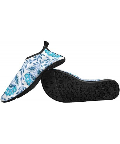 Fantasy Paisley Flowers Water Shoes Barefoot Aqua Pool Socks for Beach Swim Walking 3/4women $16.11 Outdoor Shoes