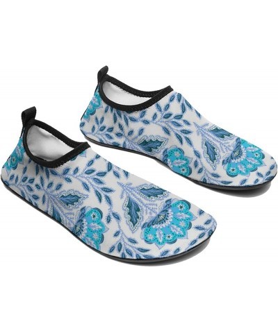 Fantasy Paisley Flowers Water Shoes Barefoot Aqua Pool Socks for Beach Swim Walking 3/4women $16.11 Outdoor Shoes