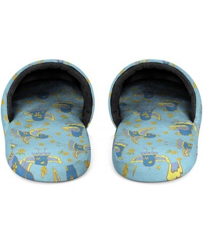 Women's House Shoes Slippers Print Cotton Bedroom Shoes Indoor Outdoor Casual Slipper Style-15 $16.50 Slippers