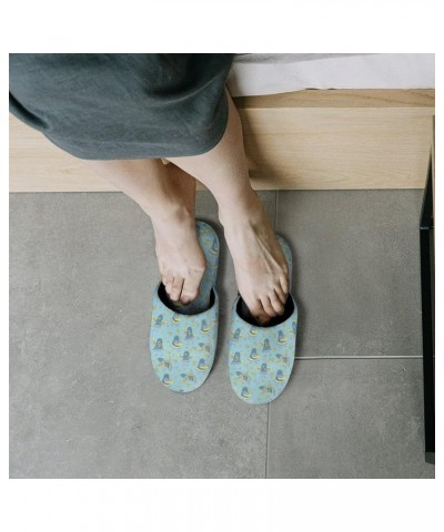 Women's House Shoes Slippers Print Cotton Bedroom Shoes Indoor Outdoor Casual Slipper Style-15 $16.50 Slippers