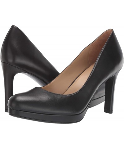 Women Teresa Pumps Black Leather $27.71 Pumps