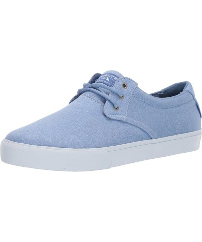 Griffin Kids Skate Shoes - Classic Low Top Sneakers Blue Textile $26.08 Athletic Shoes