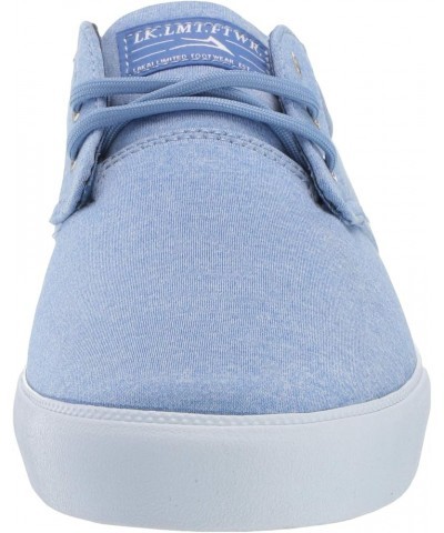 Griffin Kids Skate Shoes - Classic Low Top Sneakers Blue Textile $26.08 Athletic Shoes