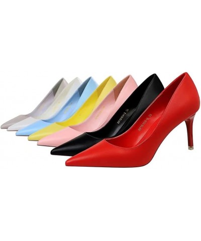 Women's Fashion Pointed Toe Stiletto High Heel Dress Pump Shoes A Pink $23.25 Pumps