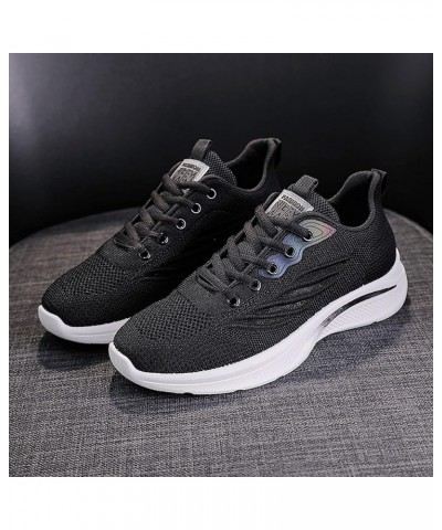 Low Heel Pumps, Sneaker for Women Fly Woven Mesh Running Shoes Walking Breathable Sneakers Knit Running Shoes Black $19.29 Fa...