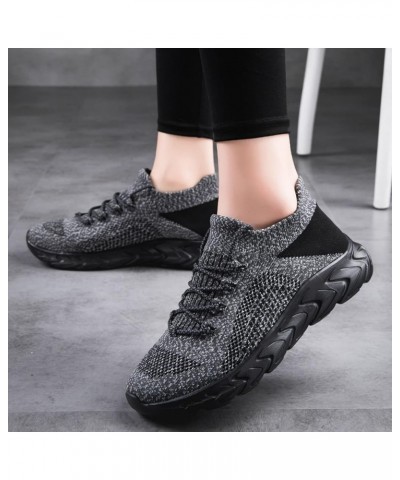 Leisure Women's Lace Up Travel Soft Sole Comfortable Shoes Outdoor Mesh Shoes Runing Fashion Sneaker Sandals for Women Grey $...