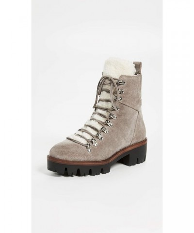 Women's Culvert Sherpa Combat Boots, Taupe, Tan, Grey, 9.5 Medium US $42.48 Boots