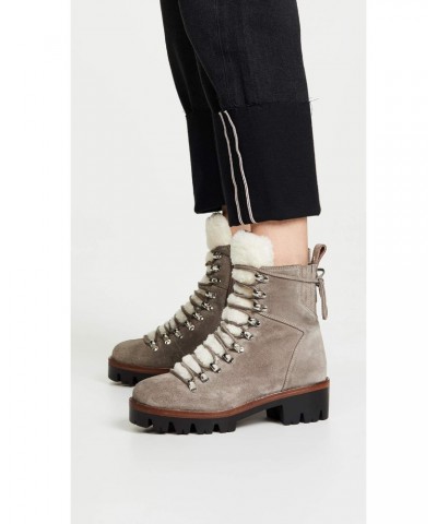 Women's Culvert Sherpa Combat Boots, Taupe, Tan, Grey, 9.5 Medium US $42.48 Boots