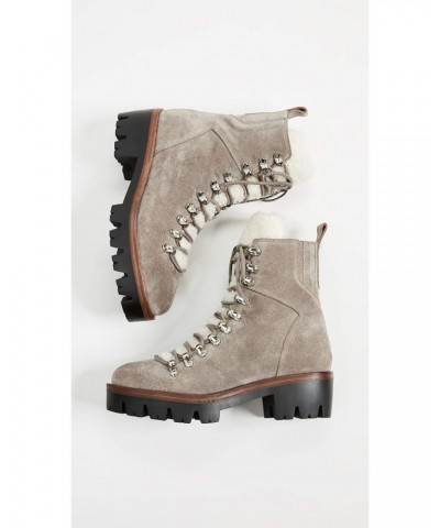 Women's Culvert Sherpa Combat Boots, Taupe, Tan, Grey, 9.5 Medium US $42.48 Boots