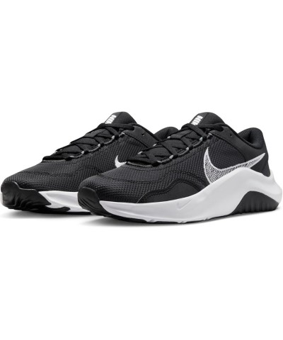 Women's Low-Top Sneakers Black White Iron Grey $32.94 Athletic Shoes