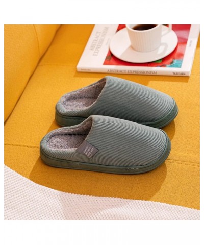 Fashionable Warm Non-Slip Rubber Sole Super Soft Velvet Fabric Slippers Suitable for Home Indoor Couples can Mix and Match 44...