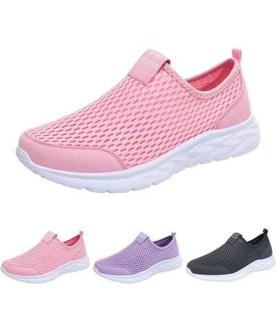 Womens Slip On Shoes Volleyball Shoes Waterproof Shoes Orthopedic Shoes Work Shoes Wide Shoes Comfortable Travel Shoes Purple...