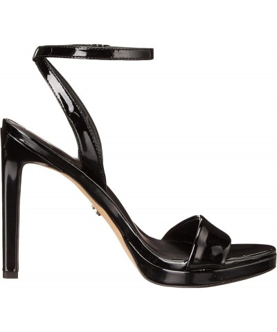 Womens Jade Ankle Strap Heel Black Patent $17.62 Sandals