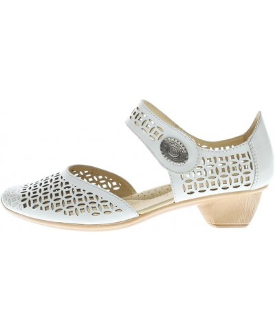 Womens Macaw White Leather Clog - 36 $45.77 Mules & Clogs