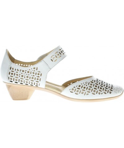 Womens Macaw White Leather Clog - 36 $45.77 Mules & Clogs