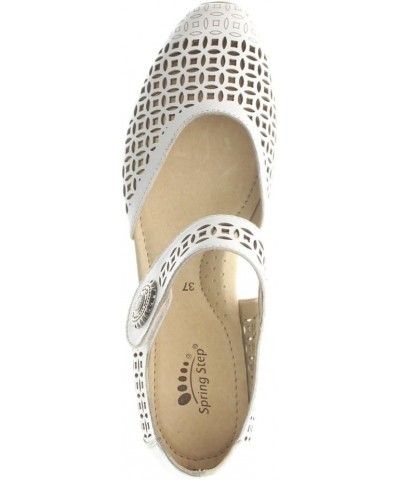 Womens Macaw White Leather Clog - 36 $45.77 Mules & Clogs