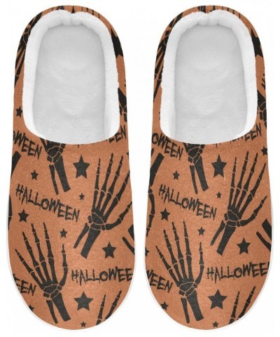 Halloween Bones House Cotton Slipper Soft Washable Memory Foam Unisex Cotton House Slippers Womens Slippers for Spa Spa 6-7 $...