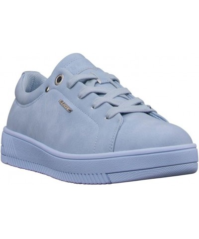 Womens Amor Lace Up Sneakers Shoes Casual - Blue Ice Blue $20.27 Fashion Sneakers