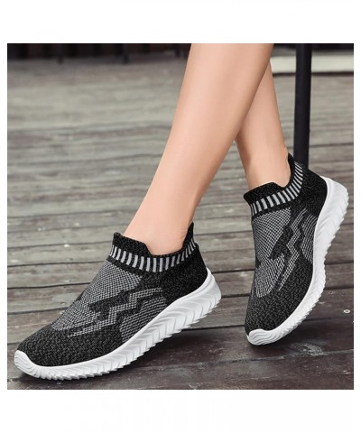 Shoes for Women Durable Non Slip Sneakers Casual Breathable Round Toe Sports Shoes Dressy Wide Width Safety Shoes Loafers Lad...