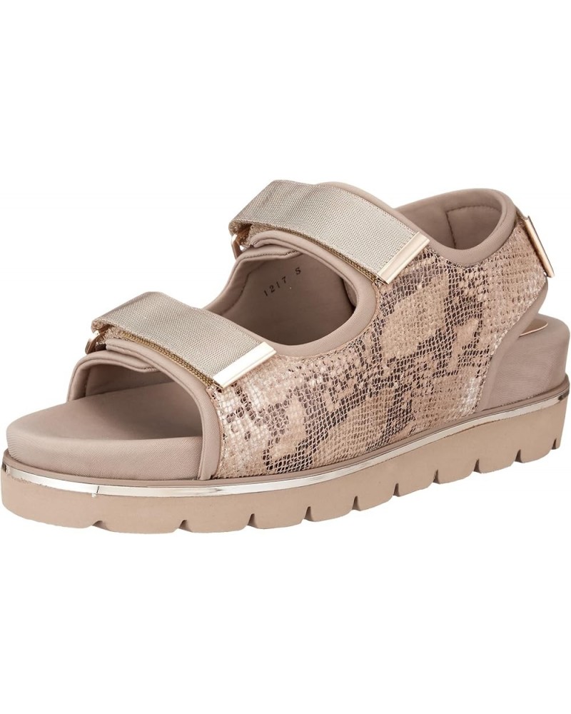 women's Platform Velcro Strap Footbed Sandal Okay $51.38 Sandals