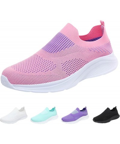 Hollow Out Casual Shoes Womens Walking Shoes Slip On Lightweight Athletic Comfort Casual Memory Foam Tennis Sneakers Z 05-min...