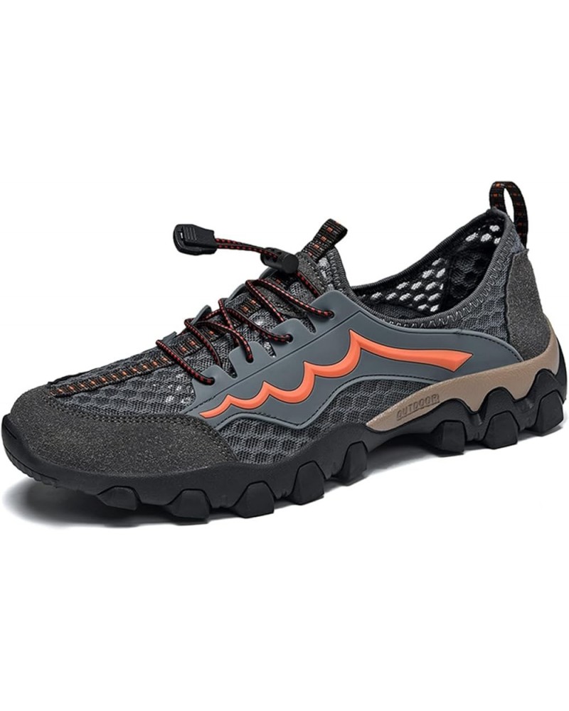 Water Shoes Men Women Hiking Shoes Wear-Resistant Outdoor Shoes Travel Walking Climbing Sneakers 3 Gray $16.79 Athletic Shoes