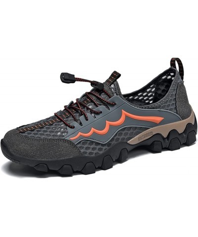 Water Shoes Men Women Hiking Shoes Wear-Resistant Outdoor Shoes Travel Walking Climbing Sneakers 3 Gray $16.79 Athletic Shoes