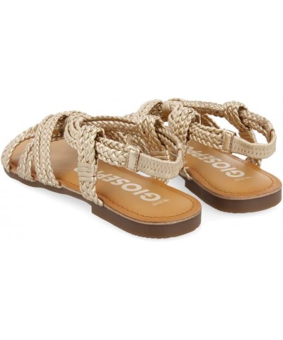 Women's Ankle-Strap Sandal Gold $43.99 Sandals