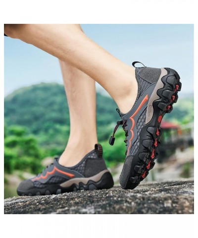 Water Shoes Men Women Hiking Shoes Wear-Resistant Outdoor Shoes Travel Walking Climbing Sneakers 3 Gray $16.79 Athletic Shoes