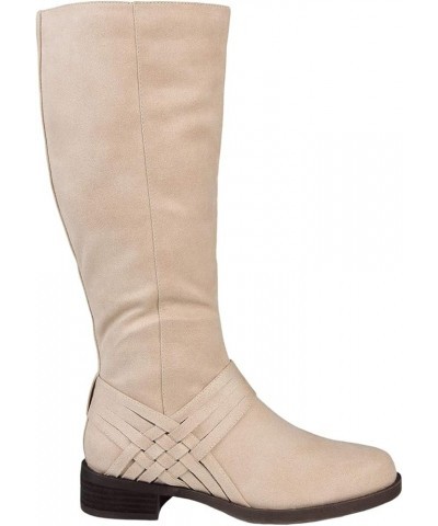 Womens Meg Boot Stone Wide Calf $8.24 Boots