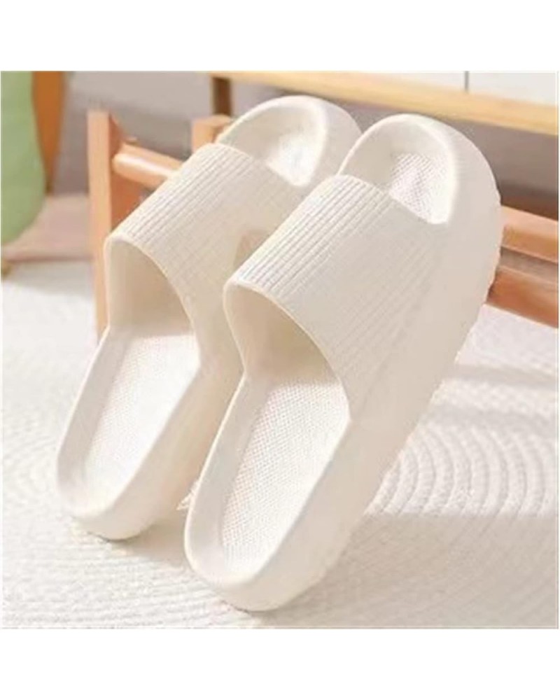 Shark Slippers Slippers Bathing Non-Slip Home Outside Wear Thickened Soft Bottom Ladies Sandals Summer Sandals (Color : Yello...