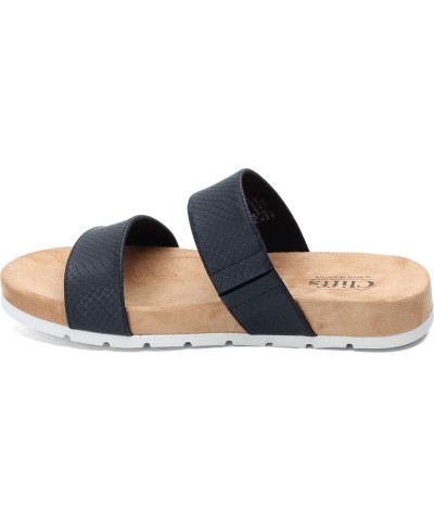 Women's Tahlie Slide Sandal Black/Es-print $9.49 Sandals