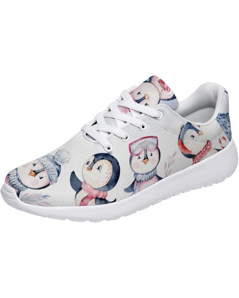 Penguin Shoes Womens Girls Tennis Shoes Walking Sneakers Cute Cartoon Penguin Shoes Gifts for Lovers,US Size 11.5 Women/10 Me...