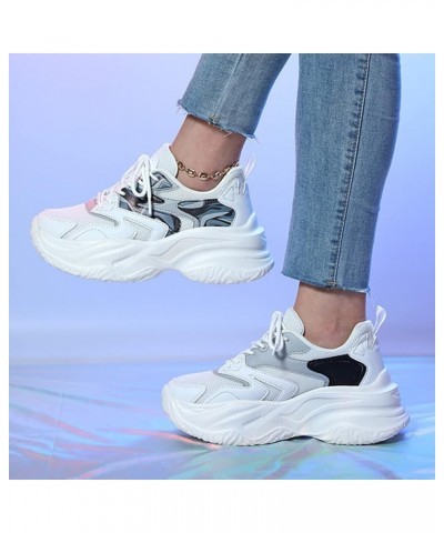 Walking Shoes Women Women Shoes Platform Sneakers Lightweight Fashion Sneakers Comfortable Soft Outdoor Sneakers White 8 $28....