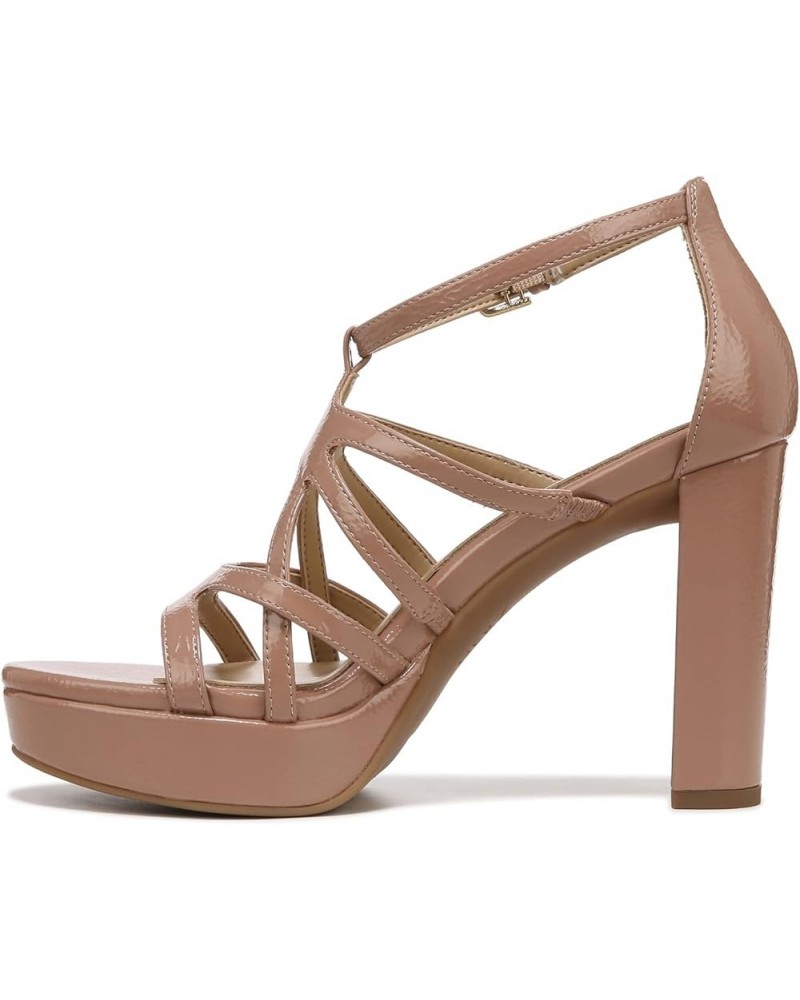 Women Neona Strappy Heeled Dress Sandal Taupe $33.74 Sandals