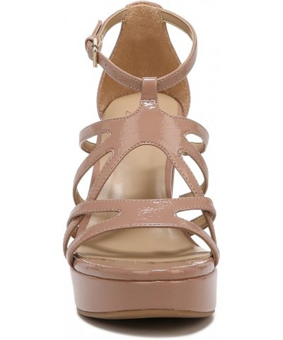 Women Neona Strappy Heeled Dress Sandal Taupe $33.74 Sandals