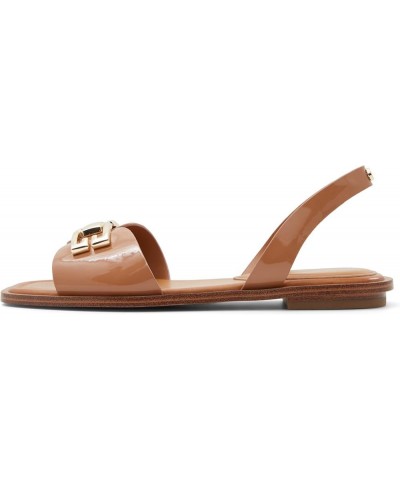 Women's Agreinwan Flat Sandal Dark Beige $28.60 Sandals