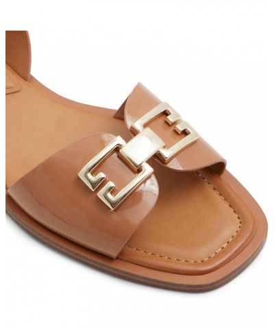 Women's Agreinwan Flat Sandal Dark Beige $28.60 Sandals