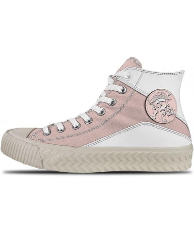 r5 Custom high top lace up Non Slip Shock Absorbing Sneakers Sneakers with Fashionable Patterns $45.05 Fashion Sneakers