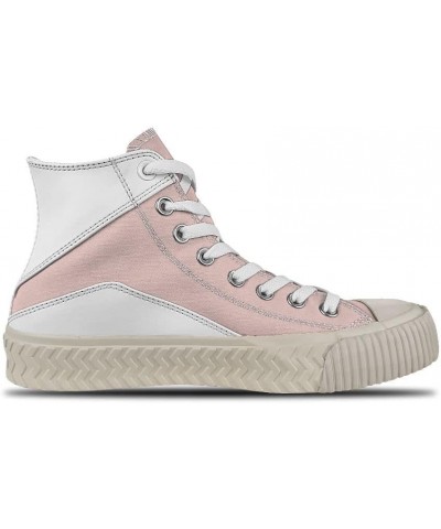 r5 Custom high top lace up Non Slip Shock Absorbing Sneakers Sneakers with Fashionable Patterns $45.05 Fashion Sneakers